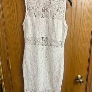 White lace dress